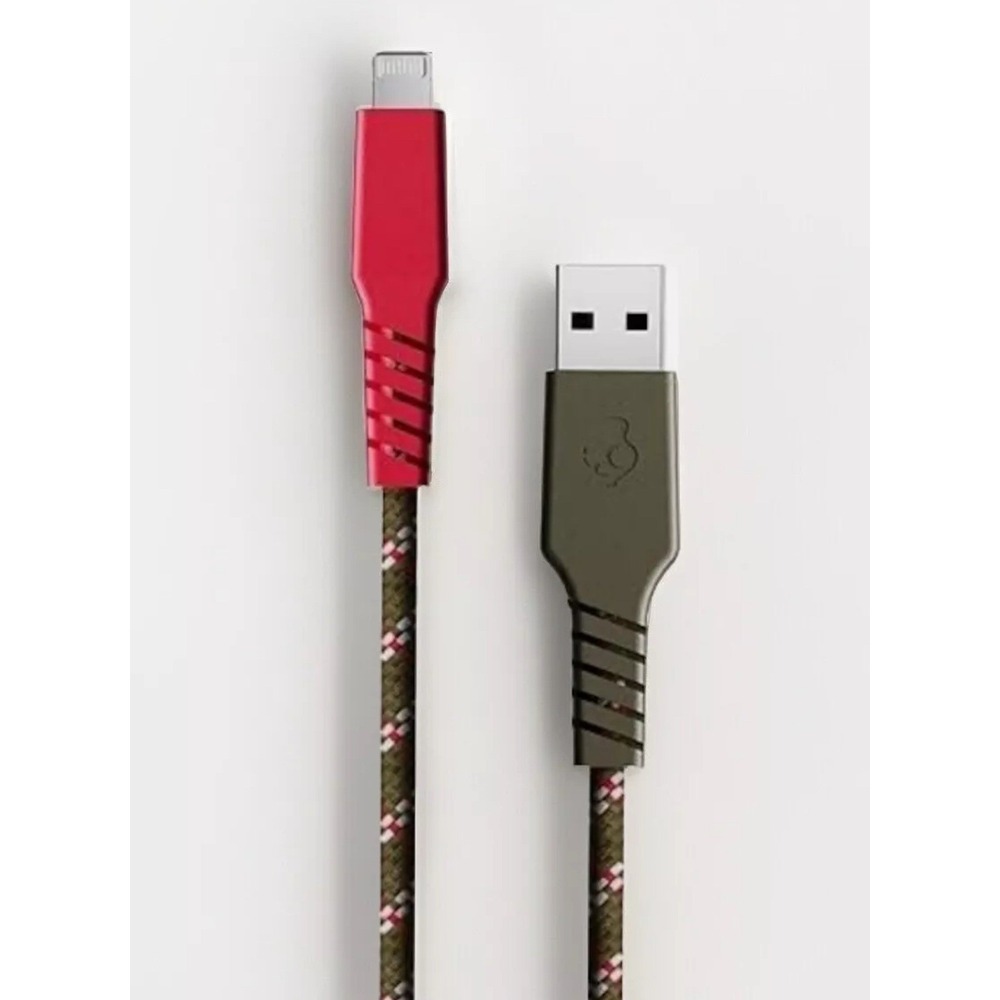 Skullcandy 6ft Braided Lightning Cable – Fast Charging‎ for iPhone/iPad/iPod